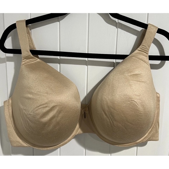 Cacique Bra Full Coverage Intuition Lined Underwire Nude Lane Bryant Plus 42DDD - Picture 1 of 12